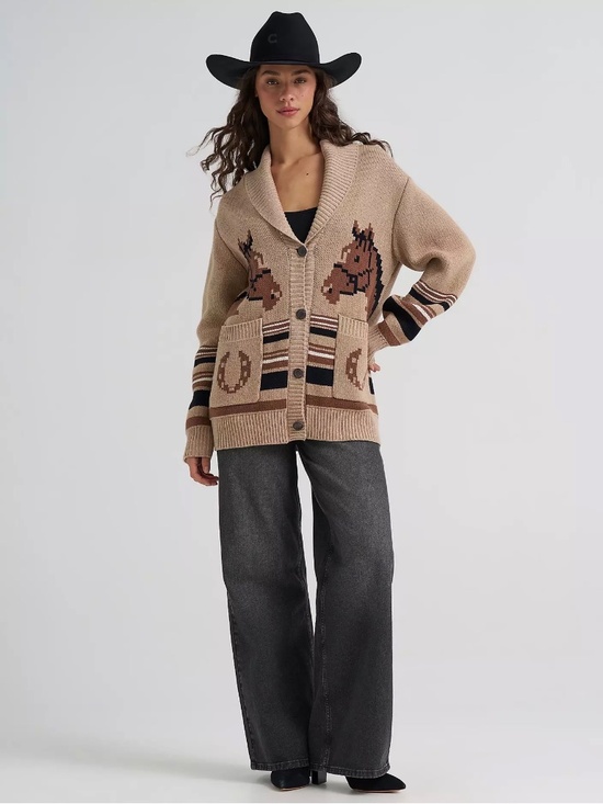 Wrangler Sweaters - Wrangler Retro Montana Cardigan Size M